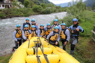 Rafting The River Noce in Northern Italy